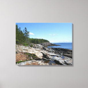 Impressão Em Tela Costa da Ilha Bar no Parque Nacional de Acadia