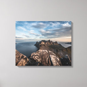 Impressão Em Tela Costa da Noruega