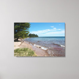 Impressão Em Tela Costa do Parque Brunette — Lago Superior, Michigan