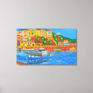 Impressão Em Tela Costa Grega 2