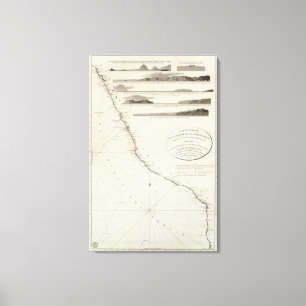 Impressão Em Tela Costa, Peru