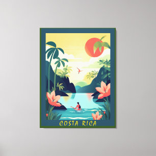 Impressão Em Tela COSTA RICA nº 1