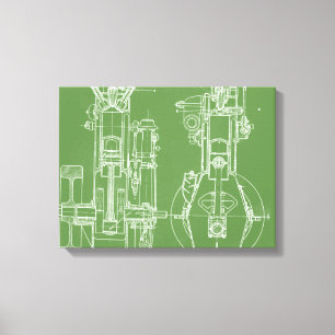 IMPRESSÃO EM TELA COSTUME DO BRANCO DO MODELO DO VINTAGE DO DESENHO