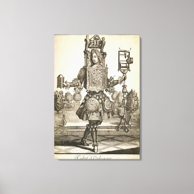 Impressão Em Tela Costume para um Criador de Relógio, pub. por Gerar (Frente)