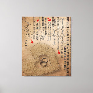 Impressão Em Tela Cota De Amor Para Namorado   Cotações Engraçada