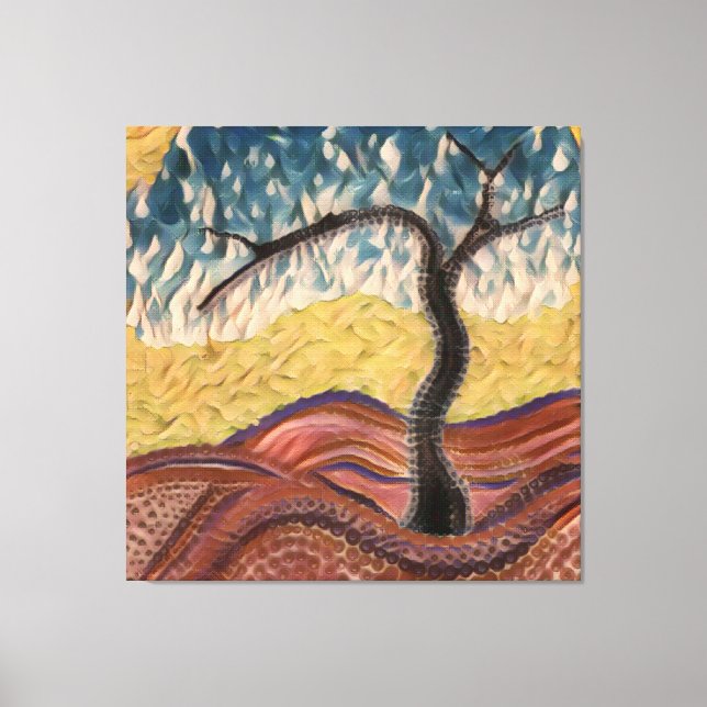 Impressão Em Tela Country Dream Tree Mandala (Frente)