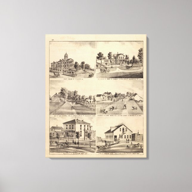 Impressão Em Tela Court House of Stillwater, Minnesota (Frente)
