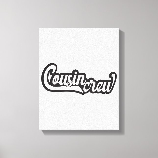 Impressão Em Tela Cousin Crew (Frente)