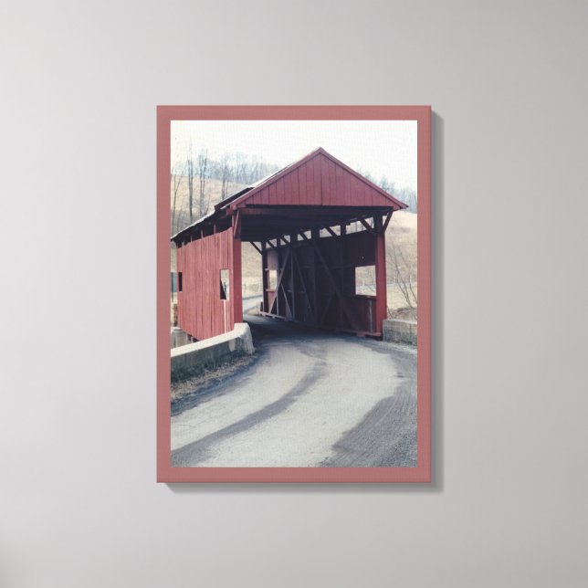 Impressão Em Tela Covered Bridge (Frente)