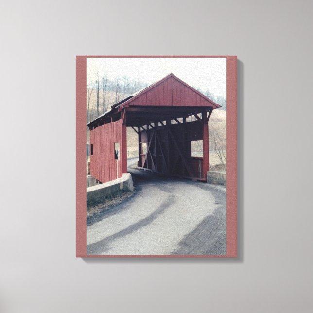 Impressão Em Tela Covered Bridge (Frente)