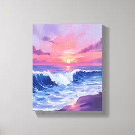 Impressão Em Tela Covil de Algodão Doce | Pintado com Aquarela de Oc
