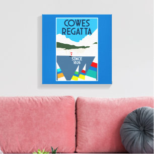 Impressão Em Tela Cowle of Wight Yacht Regatta