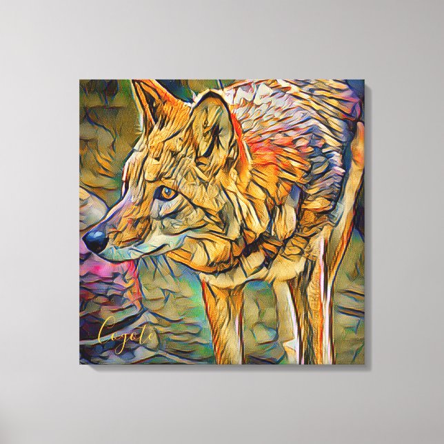Impressão Em Tela Coyote [Premium Canvas] (Frente)