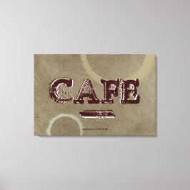Impressão em Tela Cozinha Café Vintage - Dois Círc