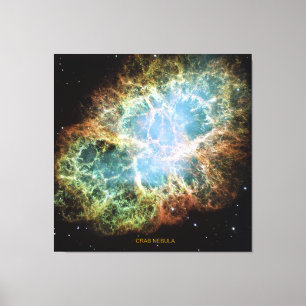 Impressão Em Tela Crab Nebula