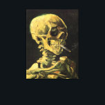Impressão Em Tela Crânio com cigarro queimado por Vincent van Gogh<br><div class="desc">Crânio com Cigarro queimado por Vincent van Gogh é um apos impressionismo de arte de vintage que ainda pinta a vida. Um retrato do esqueleto humano fumando. Imagem do excelente a utilizar em produtos anti-tabagismo. Fumar matares 1.000 a cada ano, ajudar alguém a parar de fumar hoje. Imagem de excelente...</div>