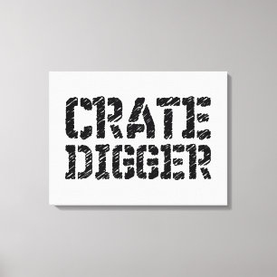 Impressão Em Tela Crate Digger