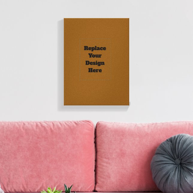 Impressão Em Tela Create Your Own Brown (Insitu(Sala de estar))