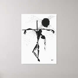Impressão Em Tela Crepúsculo - Desenho a tinta E quiseram os infames
