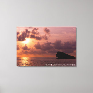 Impressão Em Tela Crepúsculo do Pôr do Sol Luz Sombra Fotografia Pai