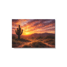 Crepúsculo no Deserto: O Majestoso Saguaro