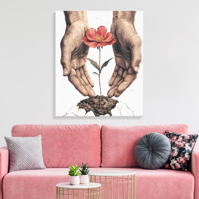 Impressão Em Tela Crescimento da nutrição - Arte de Parede Inspirado (Insitu(Sala de estar))