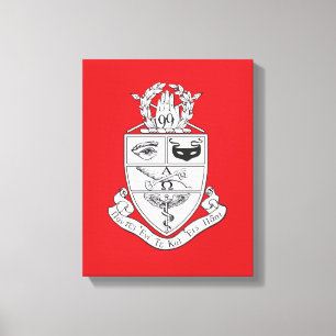 Impressão Em Tela Crest da Kappa Psi