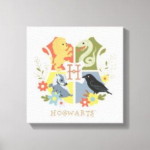 Impressão Em Tela Crest HOGWARTS™ Magical Blooms