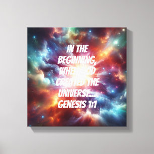 Impressão Em Tela Criação divina