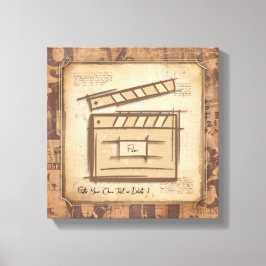 Impressão Em Tela Criador de filmes, ator, diretor de cinema, ideia 