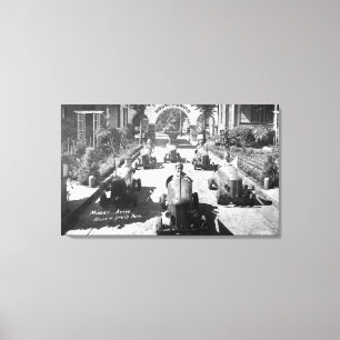 Impressão Em Tela Crianças correndo em carros miniatura