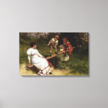 Crianças jogando em uma praia (por Frederick Morga