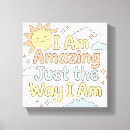 Impressão Em Tela Crianças Positivas Afirmação Incrível Tal Como Eu 