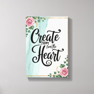 Impressão Em Tela Criar da opção Coração 3