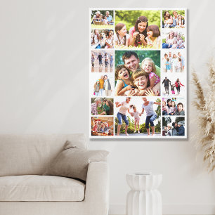 Impressão Em Tela Crie a sua própria Colagem de Fotos 15 Imagens Bra