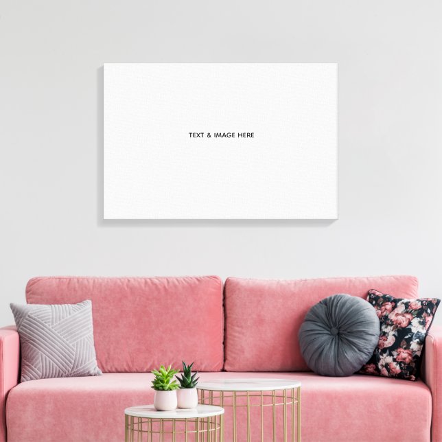 Impressão Em Tela Crie seu próprio branco (Insitu(Sala de estar))