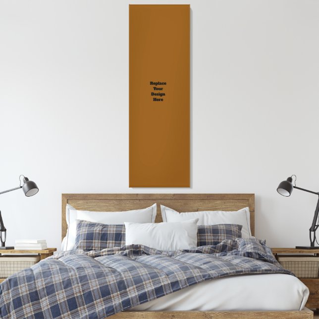 Impressão Em Tela Crie seu próprio marrom (Insitu(Quarto))
