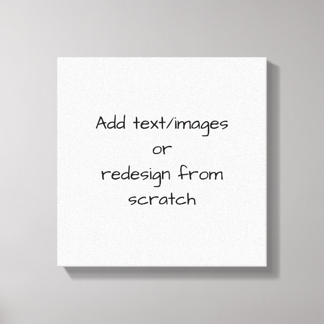 Impressão Em Tela Crie seu próprio personalizado (Frente)