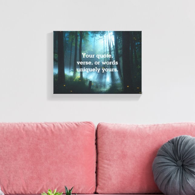 Impressão Em Tela Crie Sua Própria Citação (Insitu(Sala de estar))