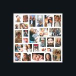 Impressão Em Tela Crie sua própria colagem de fotos<br><div class="desc">Crie sua própria canvas de colagem de fotos usando esta modelo de imagem da família,  é tão fácil substituí-la por suas próprias memórias especiais!</div>