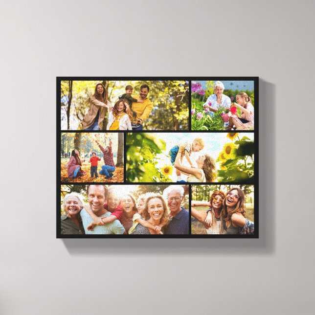 Impressão Em Tela Crie Sua Própria Colagem de Fotos Personalizada co (Frente)