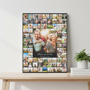 Impressão Em Tela Crie Sua Própria Colagem de Fotos Personalizada de