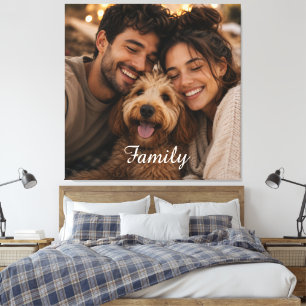 Impressão Em Tela Crie sua própria família personalizada