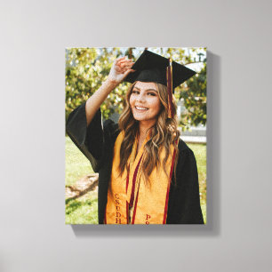 Impressão Em Tela Crie Sua Própria Foto Personalizada de Graduação