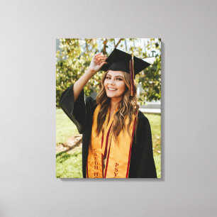 Impressão Em Tela Crie Sua Própria Foto Personalizada de Graduação