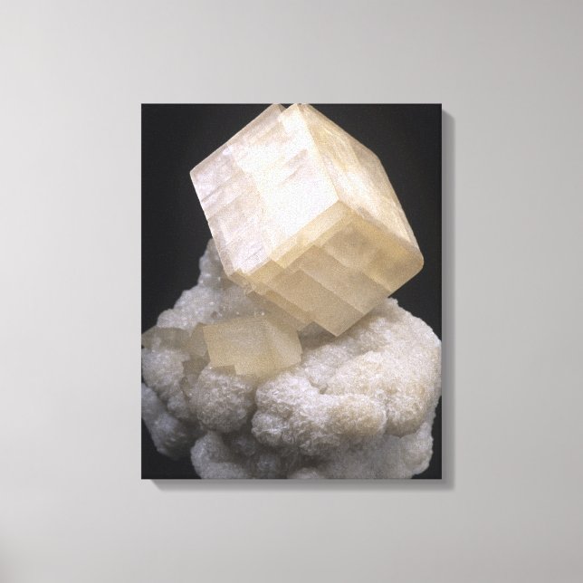 Impressão Em Tela Cristais de Calcite em Dolomite (Frente)