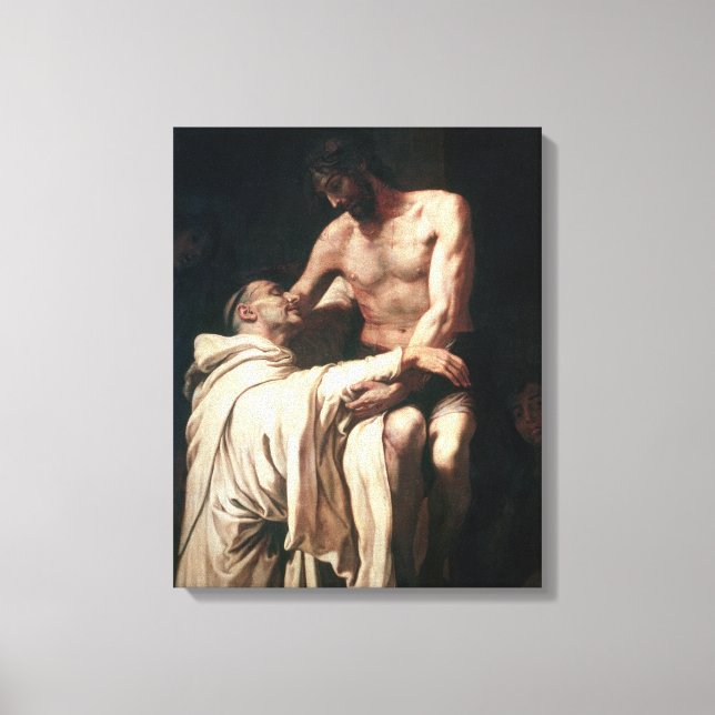 Impressão Em Tela Cristo Abraçando Ruas. Bernard (Frente)