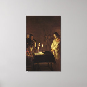 Impressão Em Tela Cristo antes do padre alto, 1617