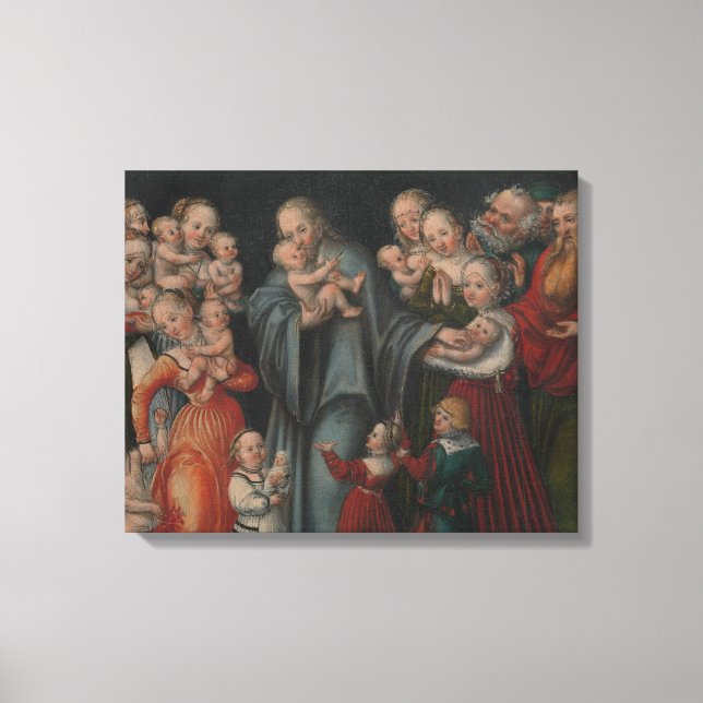 Impressão Em Tela Cristo Bênção da Tela de Arte da Parede Infantil (Frente)