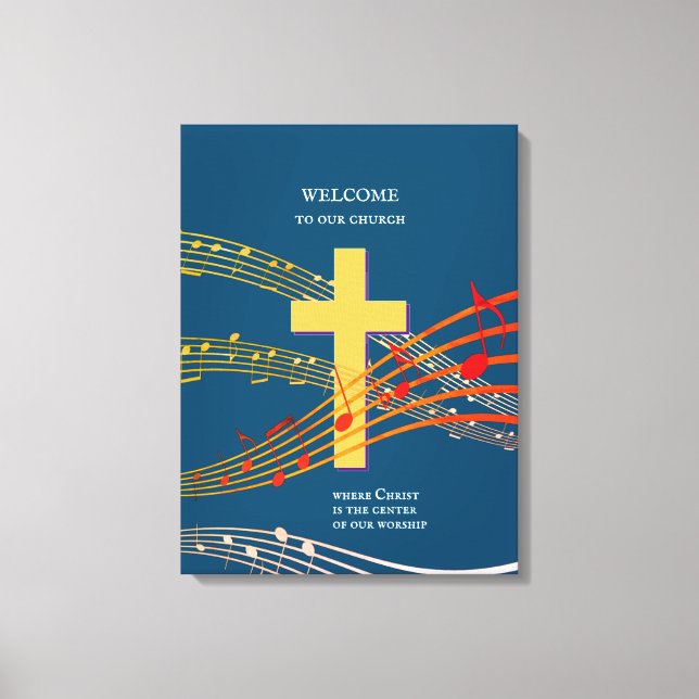 Impressão Em Tela CRISTO DO Culto Cristão CENTRO (Frente)